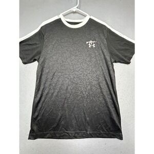 Under Armour T Shirt Polyester Gray Black Camo XXL Mens